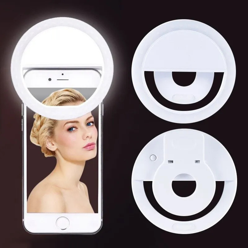 Photography Lighting Description - Luce ad anello per Selfie a