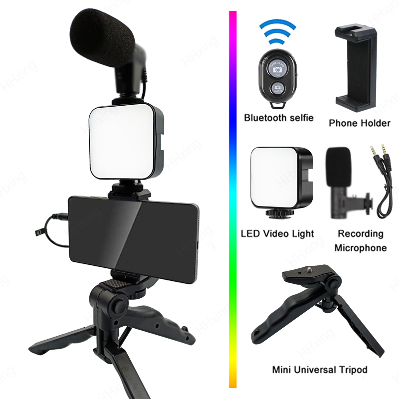 Photography Lighting Kit Portable - Supporto per telefono Fotografia Illuminazione Kit