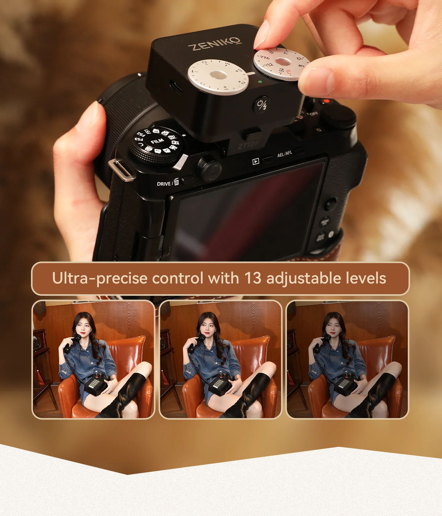 Photography Lighting Brands - ZENIKO ZT12 Flash Compatto Retrò TTL