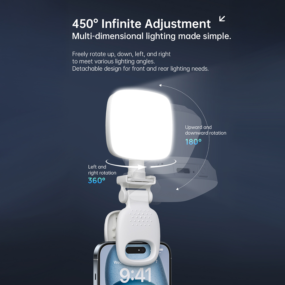 Mini luce LED portatile a clip - Photography Lighting Handheld recensione e prezzo