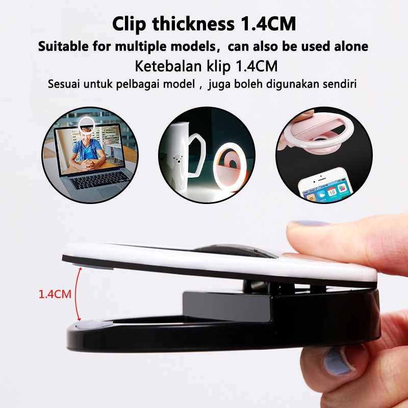 LED Selfie Ring Light 3 modali - Photography Lighting Description recensione e prezzo