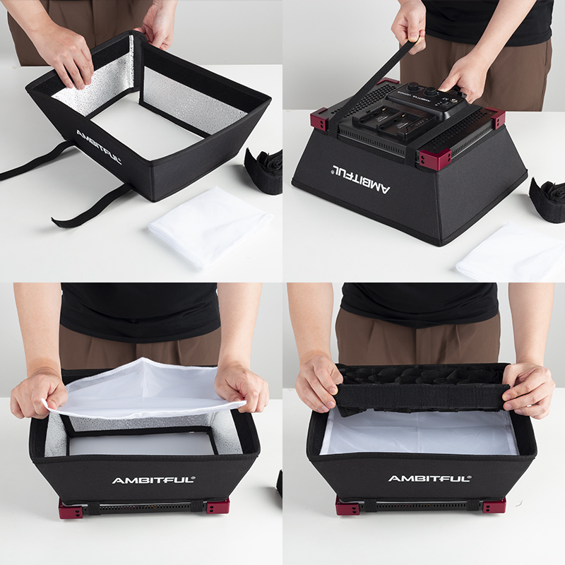 AMBITFUL LEDP60C Softbox dedic - Photography Lighting Brands recensione e prezzo