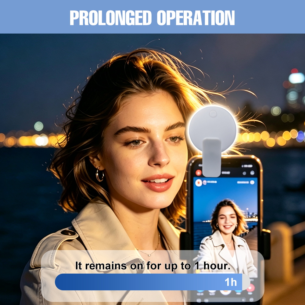Luce LED a Clip per Selfie, 3  - Photography Lighting Description recensione e prezzo