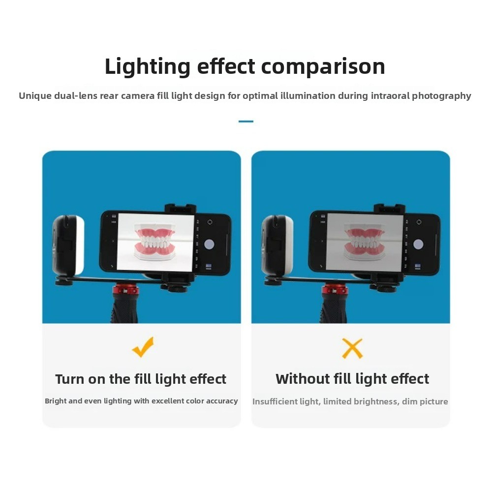 Luce per fotografia dentale, f - Photography Lighting Kit Portable recensione e prezzo