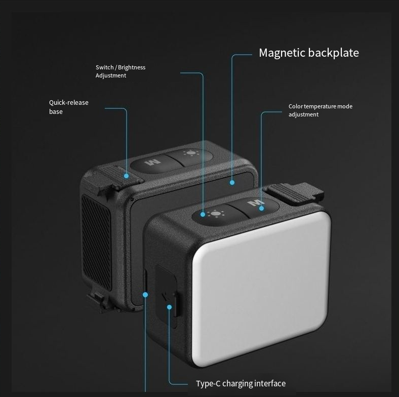 TELESIN Luce di riempimento ma - Photography Lighting Kit Portable recensione e prezzo