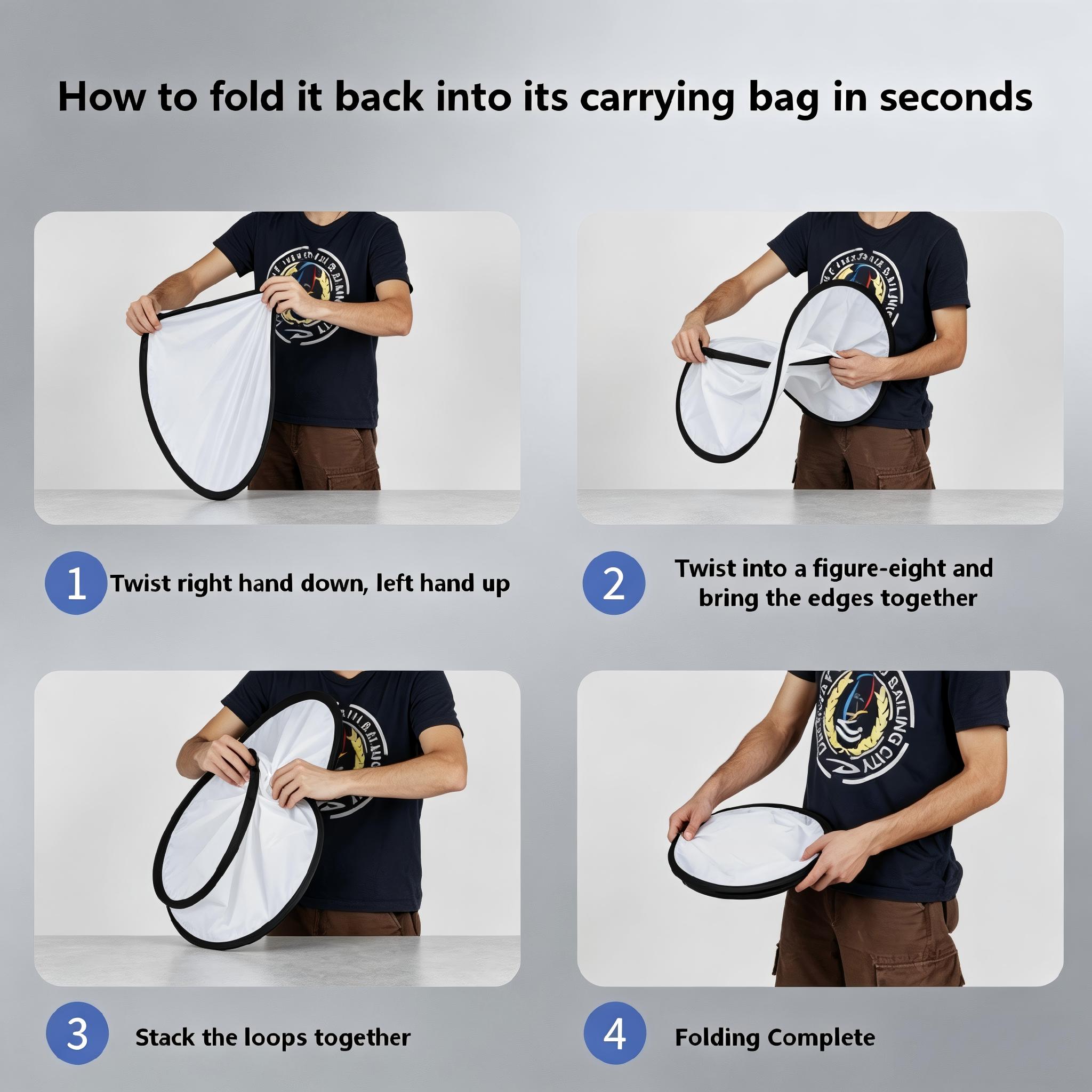 Riflettore fotografico 2 in 1, - Photography Lighting Kit Portable recensione e prezzo